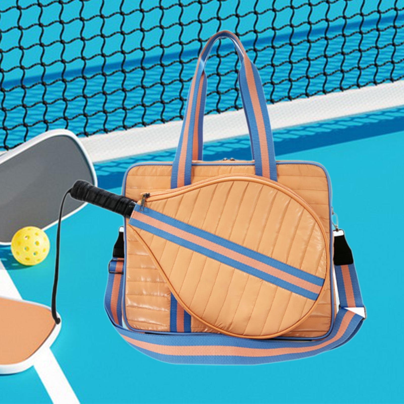 Tennis Racket - Pickleball Raketi Taşıma Çantası, Geniş Kapasiteli,