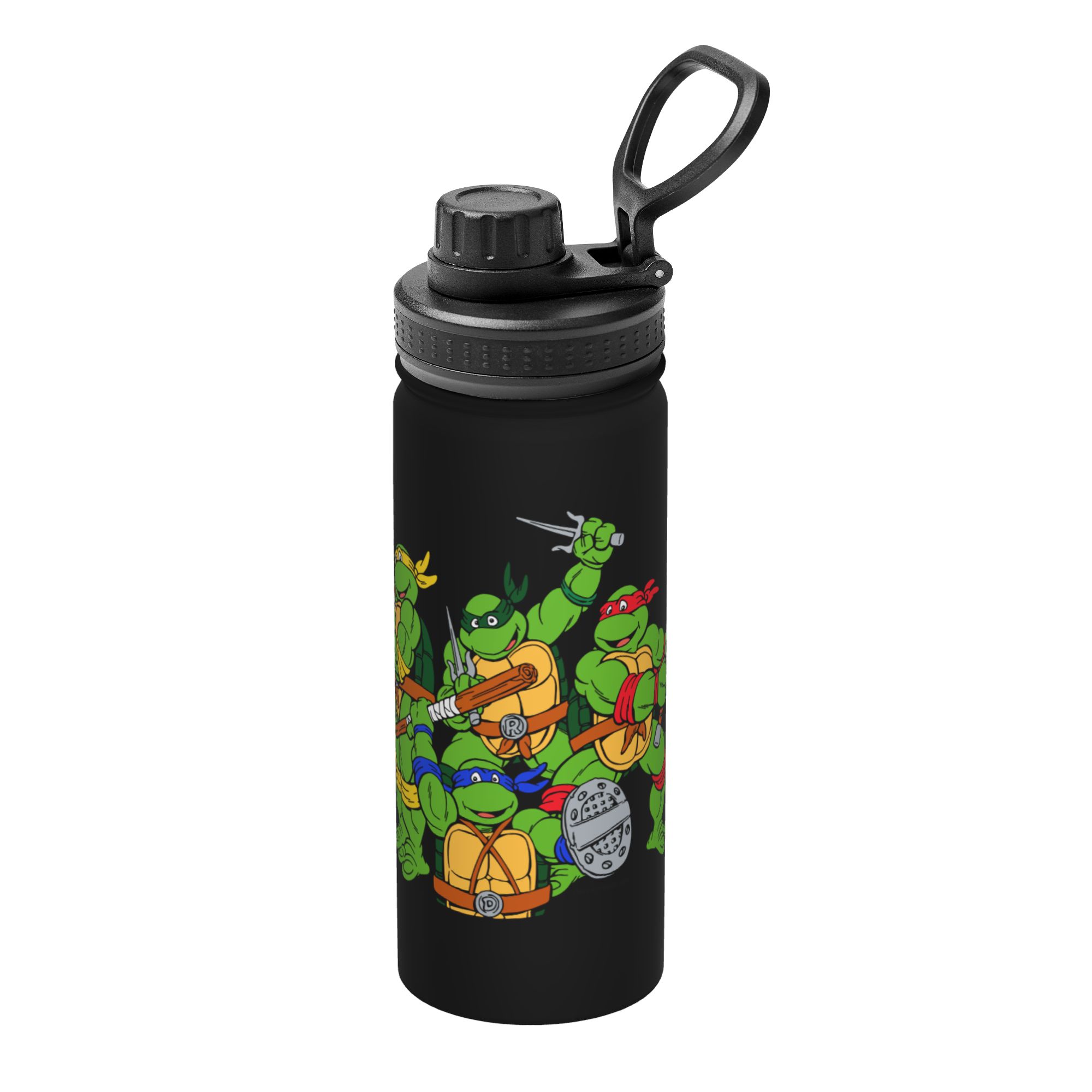 Sports Water Bottle Insulated - Çizgi Film Ninja T-Kaplumbağalar 18OZ Spor