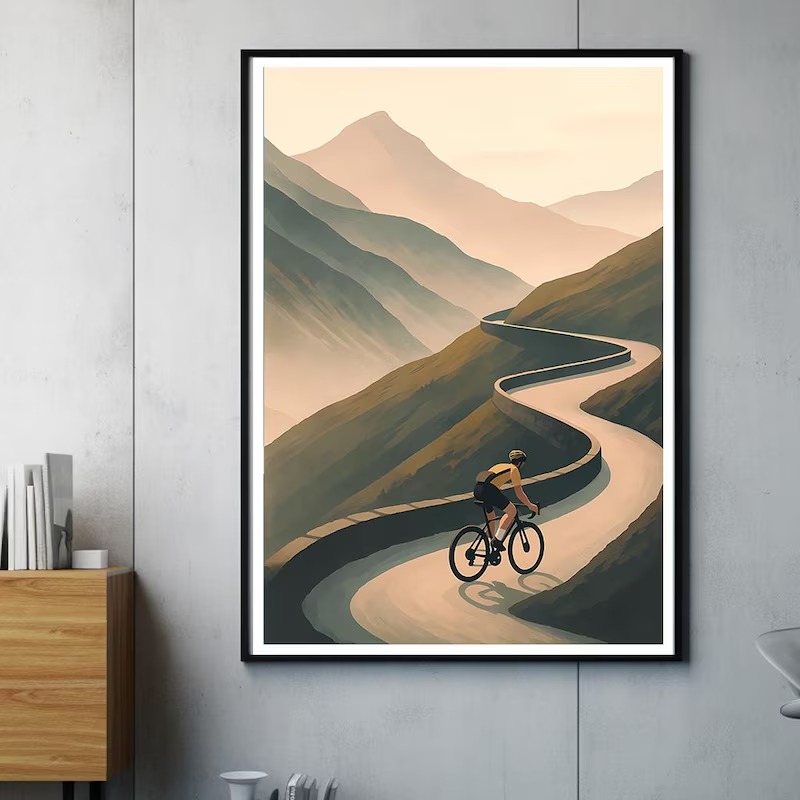 Minimalist Açık Hava Macera Ka - Sports Equipment Poster incelemesi ve fiyatı